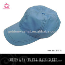 high quality blue baseball cap with custom design promo logo